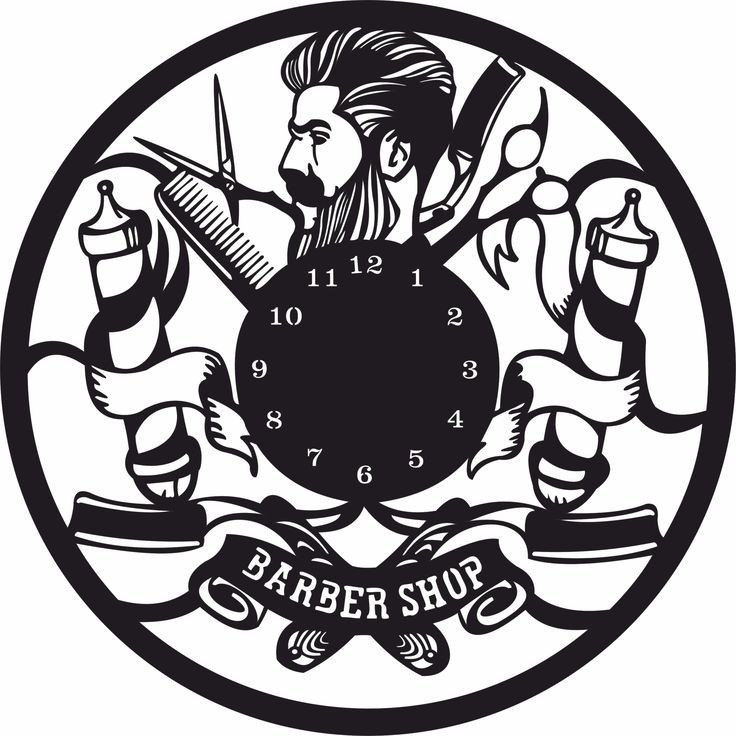 ساعت دیواری مناسب آرایشگاه مردانه